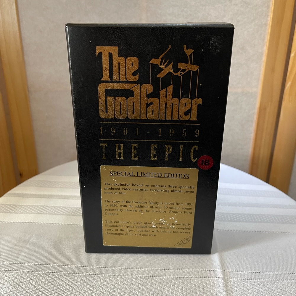 Godfather, The, 1902-1959 - The Complete Epic (VHS, 1990, 3-Tape Set)